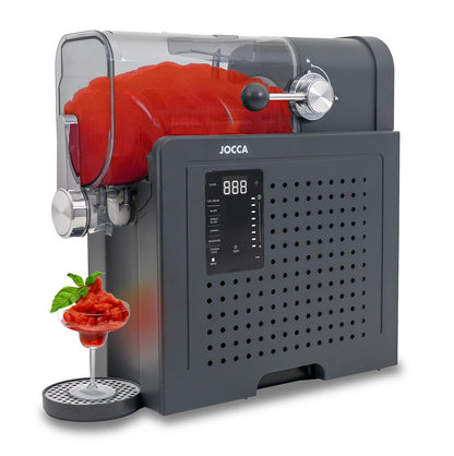 JOCCA Máquina para Hacer Granizados, Helados y Batidos, 1.6L, 200W, Acero Inoxidable, Sin Hielo, Control Táctil, Uso Profesional y Doméstico