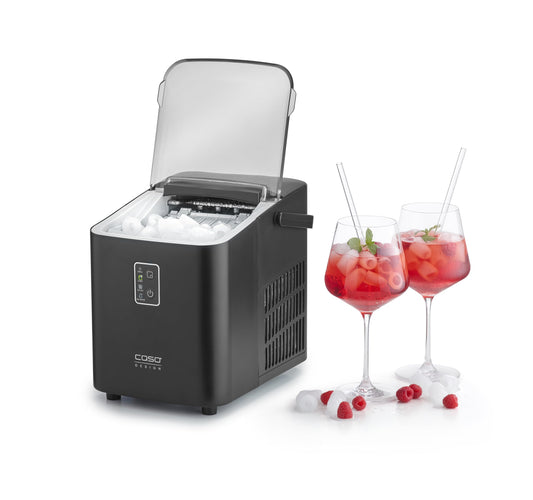 CASO IceChef Máquina de Hielo Compacta para Casa y Cocina, 1L, Hielo en 6 Minutos, 12 kg de Hielo en 24 Horas, Encimera
