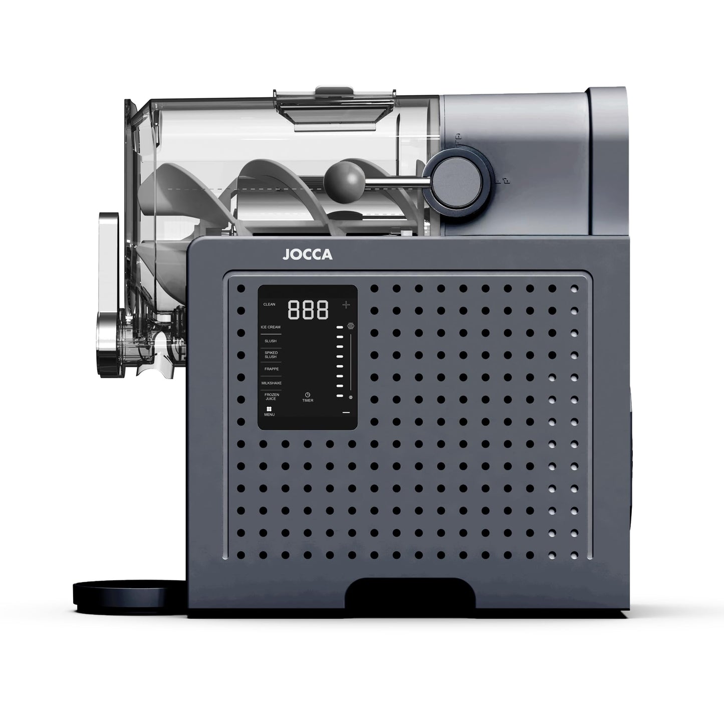 JOCCA Máquina para Hacer Granizados, Helados y Batidos, 1.6L, 200W, Acero Inoxidable, Sin Hielo, Control Táctil, Uso Profesional y Doméstico